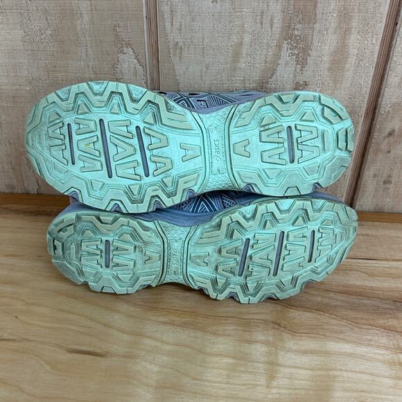 ASICS Gel-Venture 8 Women’s Trail Running Shoes (Wide, Size 7) Grey Mint - Picture 6 of 8